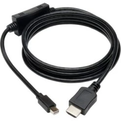 Tripp Lite P586-006-HDMI 6' Mini DisplayPort To HDMI Cable Adapter, Black