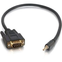 C2G 18" Velocity DB9 Mini-Phone Male Stereo Audio Cable