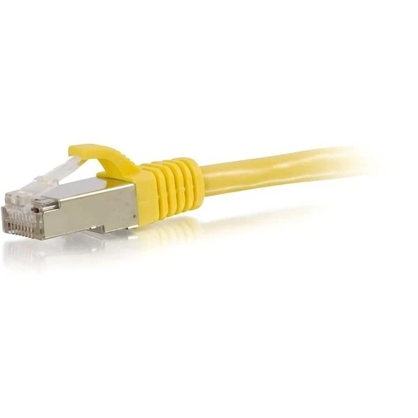 C2G - 72" Cat6 Snagless Shielded (STP) Network Patch Cable; Yellow