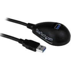 Startech 5' Desktop SuperSpeed USB 3.0 Extension Cable; Black