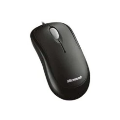 Microsoft 4YH-00005 Basic Optical Mouse; Black