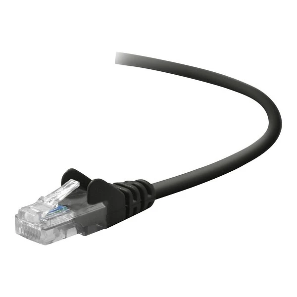 Belkin A3L791-06-BLK-S 6' CAT-5e Snagless Patch Cable; Black