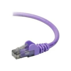 Belkin A3L980-05-PUR-S 5' CAT-6 RJ-45 Snagless Patch Cable, Purple98