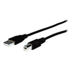 COMPREHENSIVE CABLE® 10' USB 2.0 A Male To B Male Cable; Black