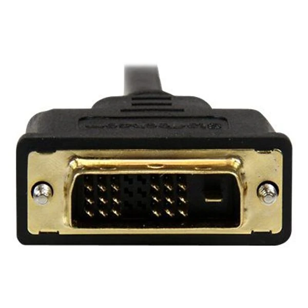 StarTech HDCDVIMM2M 6.6' Mini HDMI To DVI-D Cable, Black - Image 3