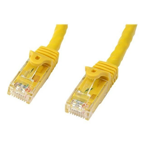 StarTech N6PATCH50YL Cat6 Patch Cable With Snagless RJ45 Connectors; 50ft, Yellow