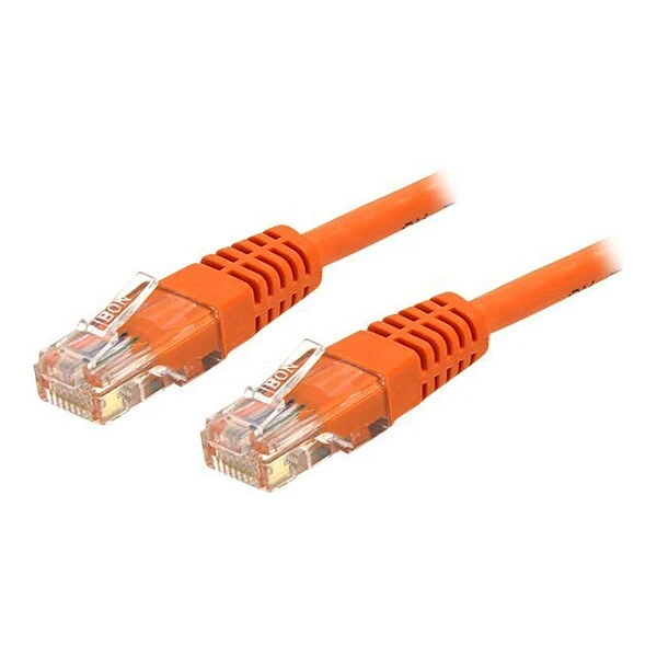 StarTech® 20' Cat 6 Molded RJ-45 Male/Male Patch Cable; Orange