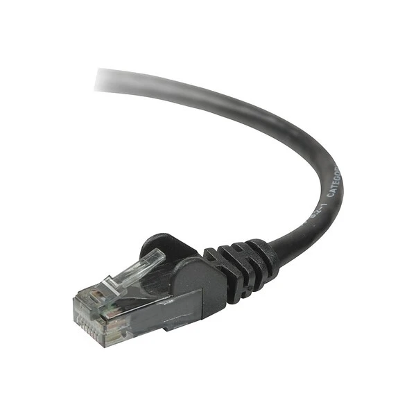 Belkin A3L980-04-BLK-S 4' CAT-6 RJ-45 Snagless Patch Cable, Black254