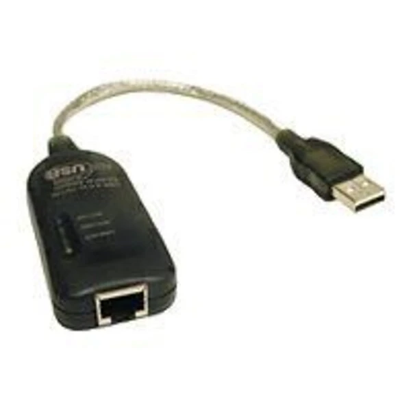 C2G 7.5' USB 2.0 Male To Female Ethernet Adapter Cable; Silver