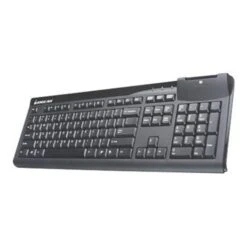 Iogear® GKBSR201 Keyboard With Built-in Common Access Card Reader; Black