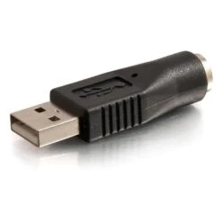 C2G® USB Male To PS2 Female Adapter; Black