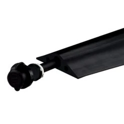 Checkers® 5' Powerback 3 Channel Rubber Duct Protector, Black