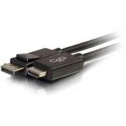 C2G® 54326 6' DisplayPort To HDMI Male/Male Adapter Cable; Black