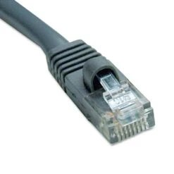 Tripp Lite 100' Cat5e Molded Patch Cable; Gray