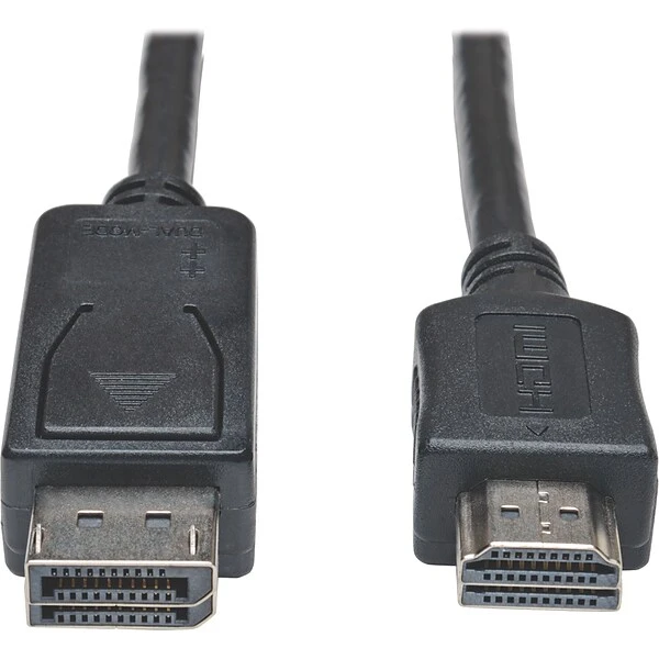 Tripp Lite 10' DisplayPort Male/HDMI Male Cable Adapter; Black