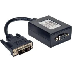 Tripp Lite 6" 1920 X 1200 M/F DVI-D To VGA Active Adapter Converter Cable; Black
