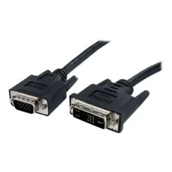 StarTech® 3' DVI To VGA Male/Male Display Monitor Cable; Black