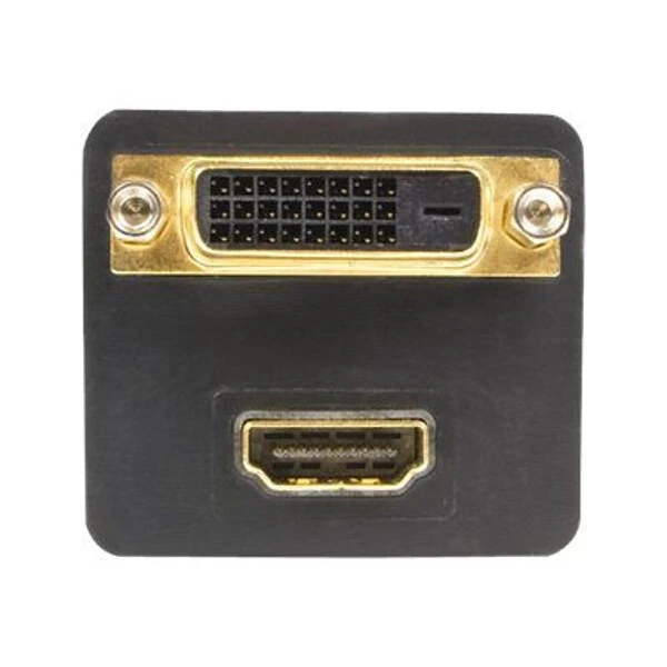 StarTech® 1' HDMI To HDMI/DVI-D Male/Female Splitter Cable; Black - Image 2