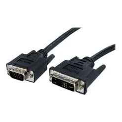 StarTech® 10' DVI To VGA Male/Male Display Monitor Cable; Black