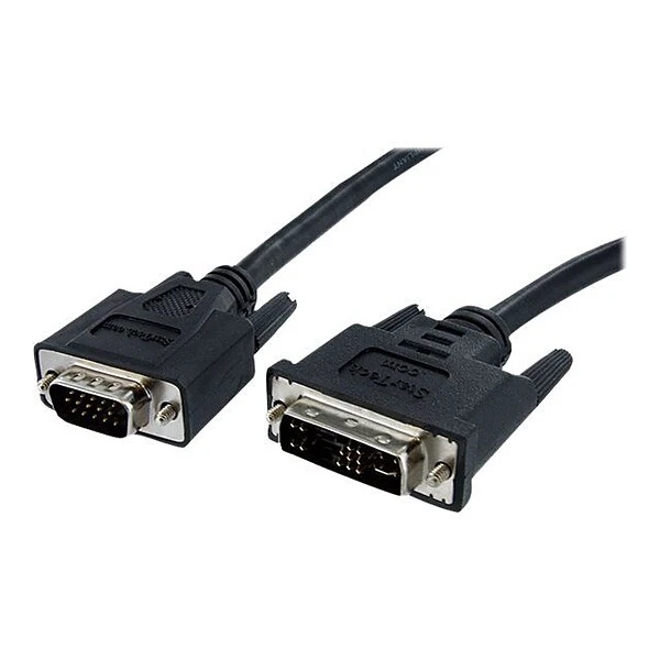 StarTech® 10' DVI To VGA Male/Male Display Monitor Cable; Black
