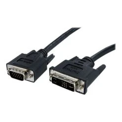 StarTech® 15' DVI To VGA Male/Male Display Monitor Cable; Black