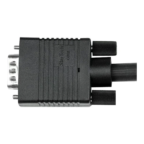 StarTech® 50' Coax High Resolution HD15 Male/Male VGA Monitor Cable; Black - Image 2