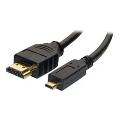 4XEM™ 3' HDMI/Micro HDMI Male/Male Adapter Cable; Black