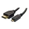 4XEM 4XHDMIMICRO15FT 15' Micro HDMI To HDMI Adapter Cable, Black
