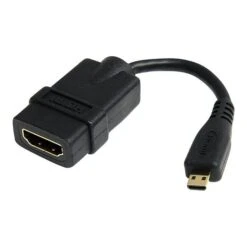 StarTech® 5" High Speed HDMI To Micro HDMI Female/Male Adapter Cable; Black