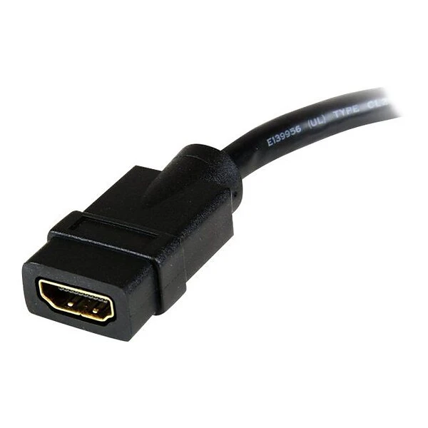 StarTech® 8" HDMI To DVI-D Female/Male Video Cable Adapter; Black - Image 2