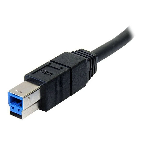 StarTech® 10' Superspeed USB 3.0 Type A Male To Type B Male Cable; Black