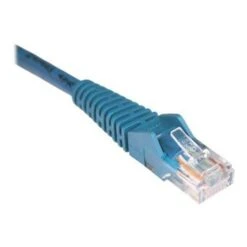 Tripp Lite 100' CAT5E Snagless Molded RJ-45 Male/Male Patch Cable; Blue