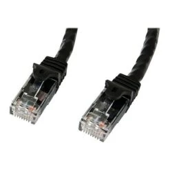StarTech® 100' Cat 6 Snagless RJ-45 Male/Male Patch Cable; Black