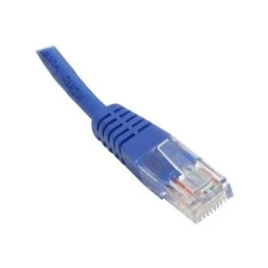 StarTech® 50' Cat 5e Molded RJ-45 Male/Male Patch Cable; Blue