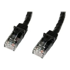 StarTech® 35' Cat 6 Snagless RJ-45 Male/Male Patch Cable; Black