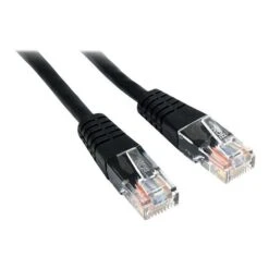 StarTech® 25' Cat 5e Molded RJ-45 Male/Male Patch Cable; Black