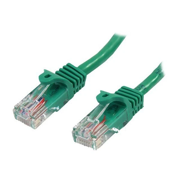 StarTech® 25' Cat 5e Snagless RJ-45 Male/Male Patch Cable; Green