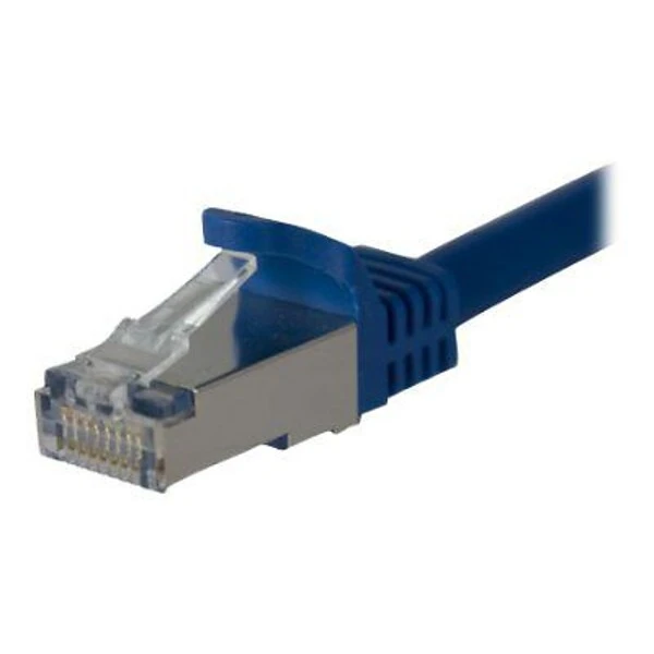 Startech 1' Cat 6a Shielded Snagless RJ-45 Male/Male Patch Cable, Blue