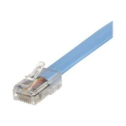StarTech® 6' Cisco Console RJ45 Ethernet Male/Male Rollover Cable; Blue