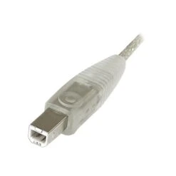 Startech® 15' A To B USB 2.0 Cable, Transparent
