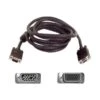 Belkin™ PRO Series 10' HD-15 VGA Male/Female High-Integrity SVGA Monitor Extension Cable; Gray
