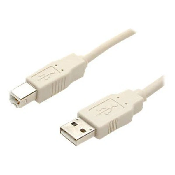 StarTech USBFAB_15 15ft A To B USB 2.0 Cable; M/M, Beige