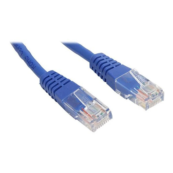 StarTech M45PATCH15BL 15ft Cat5e Blue Molded RJ45 UTP Patch Cable