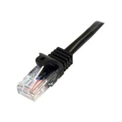 StarTech 45PATCH15BK Cat5e Patch Cable With Snagless RJ45 Connectors; 15ft, Black