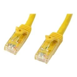 StarTech N6PATCH10YL Cat6 Patch Cable With Snagless RJ45 Connectors; 10ft, Yellow
