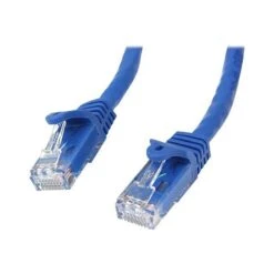 StarTech N6PATCH3BL Cat6 Patch Cable With Snagless RJ45 Connectors, 3ft, Blue
