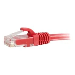 C2G ® 4005 20' RJ-45 Male/Male Cat6 Snagless Unshielded Ethernet Network Patch Cable, Red