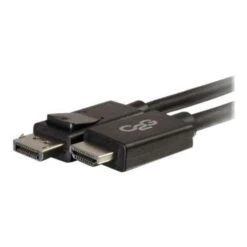 C2G® 54325 3' DisplayPort To HDMI Male/Male Adapter Cable; Black