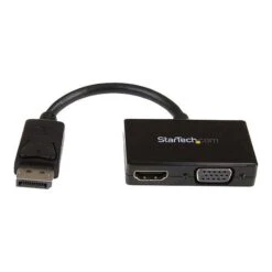StarTech DP2HDVGA Travel A/V Adapter; 2-in-1 DisplayPort To HDMI Or VGA