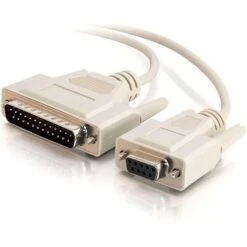 C2G® 02518 6' DB9 To DB25 Female/Male Modem Cable, Beige